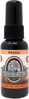 Blunt Power Peach Air Freshener Spray, Oil Based Concentrated Air Freshener and Oil Diffuser, Odor Eliminator and Room Deodorizer for Car, Room, Bathroom