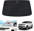 KUST Windshield Sun Shade for 2022-2025 2026 Jeep Wagoneer Accessories (NOT for Grand Wagoneer), Custom Fit Car Front Window Sunshade Sun Visor Protector Foldable Blocks UV Rays Keep Cooler