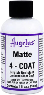 Angelus 4-Coat Finisher, 1 ounce bottle, Matte (902-01-000)