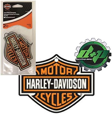 Diesel Power Plus 2 pk Harley Davidson HD Motorcycle Dark Ice Scented auto air freshener car Truck
