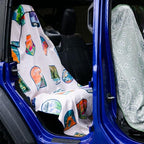 Sprints Athletic Running Towel, Full-Sized, Car Seat Cover - Performance Microfiber (National Parks Cream)