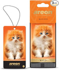 AREON WILD - Hanging Custom Cute Funny Car Air Freshener for Home & Office - Premium Cologne Perfume with Natural Fragrances - Long Lasting, Fresh, Luxurious Scent - Stylish Design - Blue Eyes
