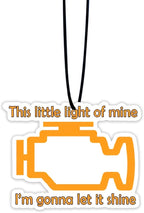 1PCS Car Air Fresheners,I'm gonna let it shine Hanging Car Air Fresheners,Cute Mirror Freshener Mirror Scented Hanging Automobile Accessories Decor Interior Home for Men Woman Friends