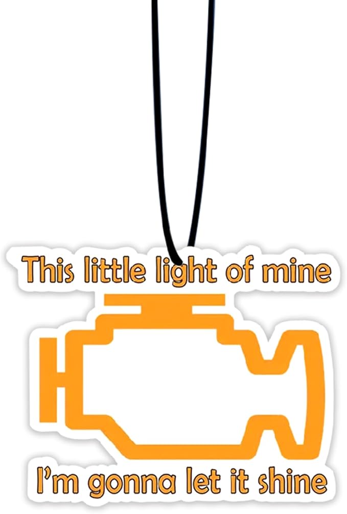 1PCS Car Air Fresheners,I'm gonna let it shine Hanging Car Air Fresheners,Cute Mirror Freshener Mirror Scented Hanging Automobile Accessories Decor Interior Home for Men Woman Friends