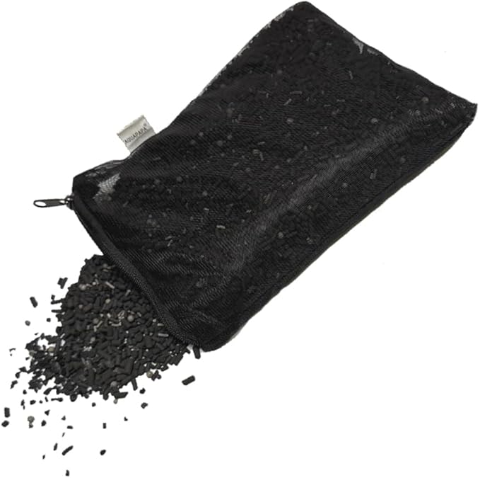 6 Lbs Activated Charcoal in 6 Media Bags Aquarium Fish Pond Canister Pellets Air Filter AC x6