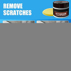 Dashboard Scratch Repair Kit Car Interior Scratch Remover 100g Dashboard Restorer Interior with Sponge Car Parts Refurbish Wax for Minor Scratches Repair, Safe for All Vehicles