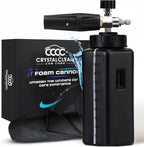 Foam Cannon for Pressure Washer Wide Mouth | High Performance 1/4'' Quick Connector Adjustable Thick Snow Foam Lance | 1.1mm Orifice Pressure Washer Soap Attachment Foamer Car Detailing Soap Cannon 1L