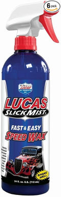 Lucas 10160-6PK Slick Mist Speed Wax - 24 oz., (Pack of 12)