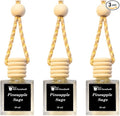 Gift Paradise® Pineapple Sage Hanging Car Air Freshener Set of 3 (10 ml Each) – Long-Lasting Tropical & Herbal Fragrance Diffuser for Car, Home & Office | Velvet Gift Bag Included | Holiday Gifting