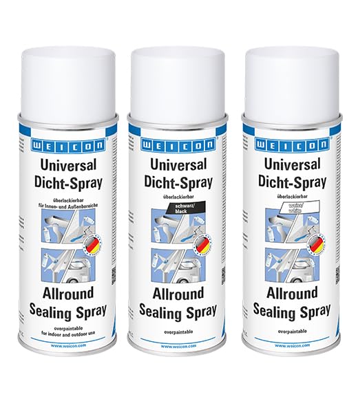 WEICON Allround Sealing Spray 400ml / 13.5oz | Waterproof Sealant for Indoor & Outdoor Use | Ideal for Boat, Car, Motorcycle, Caravan | Industrial Grade