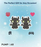 PumpCar 2 pieces toothless double-sided hanging cartoon cherry-scented funny car air freshener Cool hanging for rearview mirror Interior Accessories Gifts