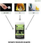 Nature's Pure Edge Enzyme Powder Concentrate Makes 86 Gallons - Professional Use for Kennel and Pet Odor Elimination - Removes Urine Poop from Carpets Floors - Sunny Citrus