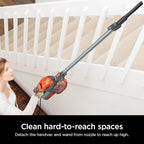 Shark HV302 Rocket Pet Corded Stick Vacuum, Lightweight with Swivel Steering for Carpets & Hard Floors, Converts to Hand Vacuum, Includes Crevice Tool, Pet Multi-Tool & Precision Duster, Orange