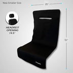 Malo’o SeatGuard Waterproof Car Seat Cover, Neoprene Universal Seat Protector for Trucks and Cars, Heavy Duty Seat Cover for Sports Gear, Dogs and Wet Clothing, Black, Small
