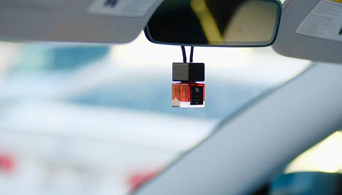 Cherry Car Scents Air Freshener | Strong Car Perfume Air Freshener | Long Lasting Hanging Car Air Freshener Car Diffuser Bottles Glass Perfume Diffuser Bottle Essential Oils Fragrance Aromatherapy