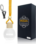 Ikeda Car Air Freshener: Hanging Car Smell Air Freshener | 10ml Hanging Car Perfume | Long Lasting Fragrance | Strong Scents Diffuser for Auto Home (Coconut)