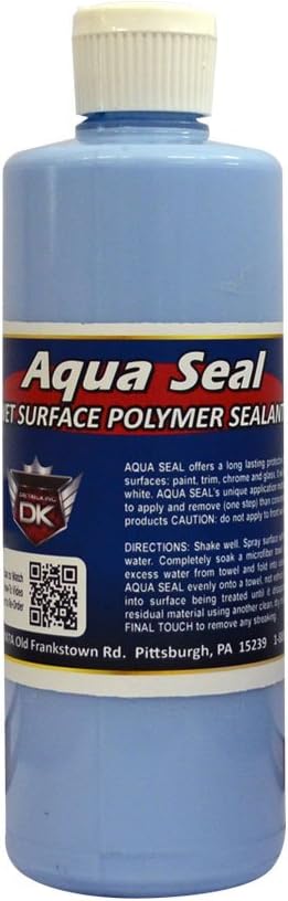 Detail King Aqua Seal - Express Car Paint Sealant - Paint Protectant - Hydrophobic - Safe On All Surfaces - 16 oz