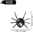 Bling Spider Car Air Fresheners Vent Clips, Cute Lovely Spider Car Air Vent Clips Funny Diamond Diffuser Vent Clip Decoration Interior Decor Bling Accessories for Women Men（Black）