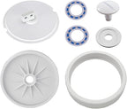ATIE 280 Pool Cleaner Large Wheel C6 Complete Assembly with Tire C10, Axle C66, Bearing C60, Screw C55, Washer C64 for Polaris 280/180 Pool Cleaner (Not Compatible with 360 380) (3 Pack)