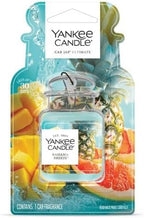 Yankee Candle Car Jar Ultimate, Bahama Breeze Pineapple & Mango Scent, Hanging Odor Neutralizing Air Freshener for Vehicles and Small Spaces, Long Lasting Fragrance, 0.96 Ounce (Pack of 4)