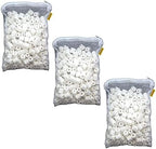Canister Filter Media Replacement Bags - Activated Charcoal Pellet Carbon, Bio Ceramic Rings, 1" Bio Sponge Balls for Aquarium Fish Pond Tank Canister Water Filtration (Ceramic Rings 3-Pack)
