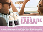 C Classy Car Air Freshener Hanging 2 Pack, Vanilla Amber Essential Oil Diffuser for Cars, Long-Lasting Fragrance, Cute Car Accessories, C ar Air Fresheners for Women & Men Gift, Made in USA