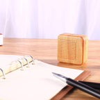 Weljoy Wood Grain Portable Diffuser for Essential Oils – Car or Travel, Mini Size, Quiet, Waterless, Re-Chargeable Battery or USB (Wood Grain)
