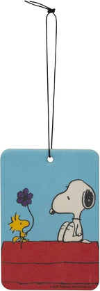 Plasticolor Peanuts Snoopy Doghouse Paper Air Freshener, Vanilla scent, 6 Pack, 12 Fresheners