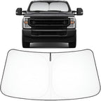 Proadsy 2026 Upgrade Front Windshield Sun Shade Foldable Sunshade Protector Custom Fit 2017-2025 2026 Ford Super Duty F-250 F250 F-350 F350 F-450 F450 F-550 F550 2Door 4Door Pickup Accessories