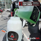 Suds Lab F1 Professional Foam Cannon with 32 Ounce Canister, Adjustable Foam Nozzle, Quick Connect Pressure Washer, Clean Dirt, Car Washing