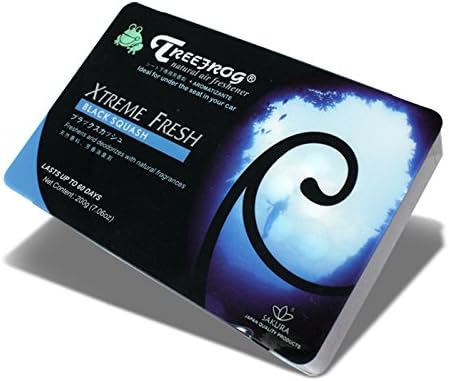 Auto Dynasty TreeFrog Xtreme Fresh Under-The-Car Natural Air Freshener, (Black Squash Scented)