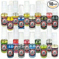 Blunteffects 100% Concentrated Air Freshener Car/Home Spray (5 Assorted Scents) (10 Pack)