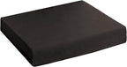 Gilbins Convoluted Egg Crate Foam Chair Cushion, Seat Cushion, Car Seat Cushion, Office Chair Cushion or Wheelchair Cushion to Relieve Back Pain Wheelchair and Recliner Chair Pads (Black with Cover)