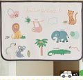 Magnetic Car Sun Shade Curtain for Side Window – Sun Blocker and UV Protector for Baby, Kids, and Pets – Universal Fit with Built-in Magnets for Steel-Framed Door (Animal Friends)