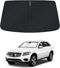 KUST Windshield Sun Shade for 2016–2022 Mercedes-Benz GLC 300 Window Accessories Shade Sun Visor Foldable Block UV Rays Keep Car Cooler