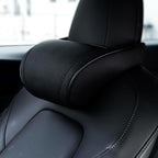 Car Headrest Neck Pillow Support Memory Foam Ergonomic Design Accessory for Driving Seat Fatigue Relief Compatible with Model S X 3 Y & Cybertruck - 1 Piece
