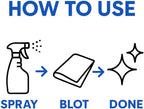 Magic Stuff Heavy Duty Stain Remover - Enzyme-Powered Carpet & Upholstery Cleaner - Eliminates Pet Urine, Odor, Wine, Coffee, Grease, and Deep Set Stains - No rinse, Odor Free, Kid & Pet Safe Formula
