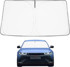 Proadsy 2026 Upgrade Windshield Sun Shade Custom Fit Hyundai Ioniq 5 2022-2025 2026 4-Layer Foldable Front Sunshade Protector Sun Visor Blocks UV Rays Keep Car Cooler Accessories