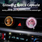 DAYUJIAN Cartoon Car Air Fresheners Astronaut Automotive Air Outlet Cute Car Diffuser Creative Glowable Car Perfume Decoration Aromatherapy Ornament Car Vent Accessories