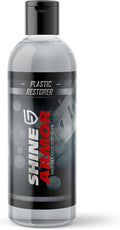SHINE ARMOR Plastic Restorer UV Protection from UV Rays Restores Vinyl Trim Rubber Polypropylene and More Restores Dull Plastic and Degraded Plastic Protector Prevents Drying & Aging 8 Fl Oz