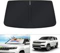 KUST Windshield Sun Shade for Jeep Grand Wagoneer 2022-2024 2025 2026 (Not for Jeep Wagoneer) Sunshade Accessories Sun Protectors Foldable Blocks UV Rays Keep Car Cooler