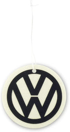 BRISA VW Collection Volkswagen Air Freshener, Room Freshener, Deodorizer for Cars VW Logo Motif (Energy/White/Set of 2)
