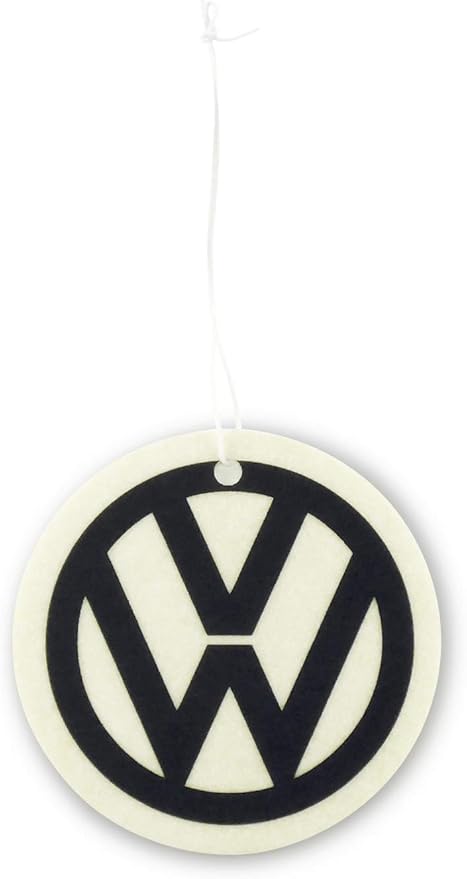 BRISA VW Collection Volkswagen Air Freshener, Room Freshener, Deodorizer for Cars VW Logo Motif (Energy/White/Set of 2)
