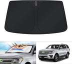 KUST Windshield Sun Shade for Ford Expedition SUV Accessories 2018-2024 2025 Window Sunshade Sun Visor Protector Foldable Blocks UV Rays Keep Your Car Cooler