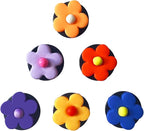 6 Pieces Daisy Flower Air Vent Clips, Cute Colorful Car Air Freshener Clip & Diffuser, Boho SUV Outlet Vent Decorations, Charm Car Inter Decor Accessories for Girls Women