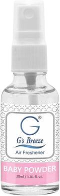 G's Breeze Baby Powder Air Freshener - Soft & Soothing Fresh Baby Powder Scent - Ideal for Nurseries, Bedrooms, Living Rooms & More - Elevate Your Space with Comforting Aroma
