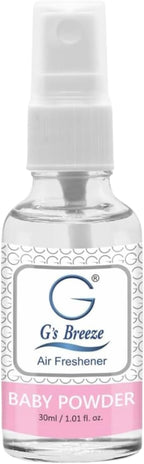 G's Breeze Baby Powder Air Freshener - Soft & Soothing Fresh Baby Powder Scent - Ideal for Nurseries, Bedrooms, Living Rooms & More - Elevate Your Space with Comforting Aroma