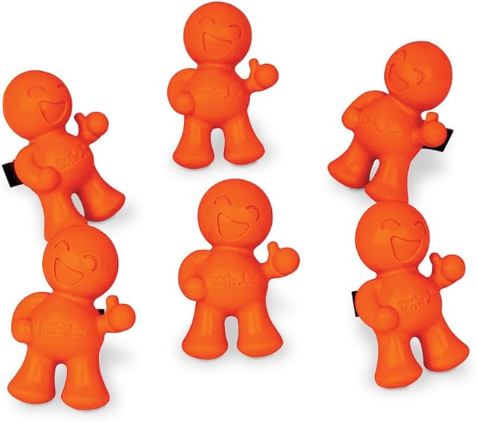 Little Joe 96414-6PK Orange Creamsicle Scent Car Air Freshener Vent Clip, Fights Odors for up to 45 Days, Long-Lasting Freshness, Cute Car Odor Eliminator, Pack of 6