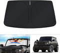 KUST Windshield Sun Shade for Ford Bronco Accessories 2021-2025 2026 (Not for Bronco Sport) Window Sunshade Sun Visor Protector Foldable Blocks UV Rays Keep Your Car Cooler