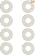 THEDOTS 8 Pack Cashmere Wood Chestnut Car Air Freshener Replacement, Luxury Solid Scent Refill, Warm Scented Pads for Auto Decor (Clip Not Included)